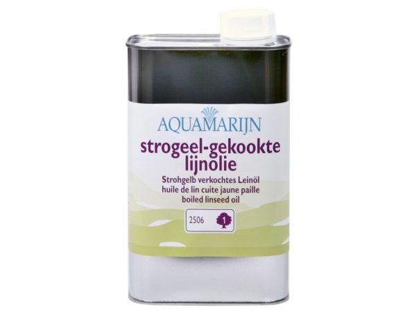 Houtolie | Strogeel-gekookte lijnolie - 1L | Duurzaam