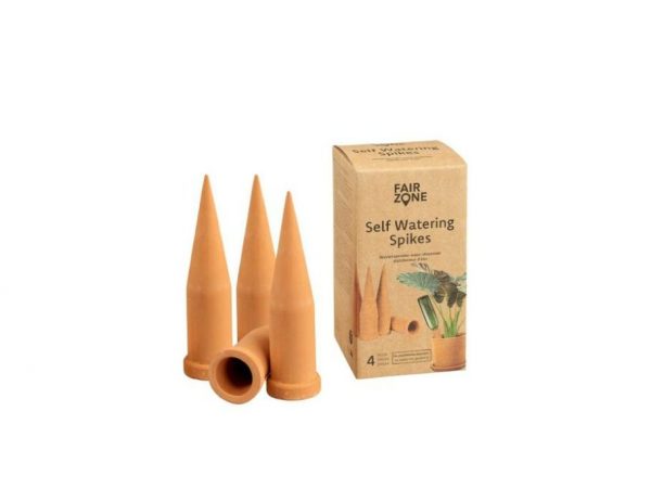 Tuinierbenodigdheden | Waterdruppelaar - Terracotta - Mini - 4 stuks | Duurzaam