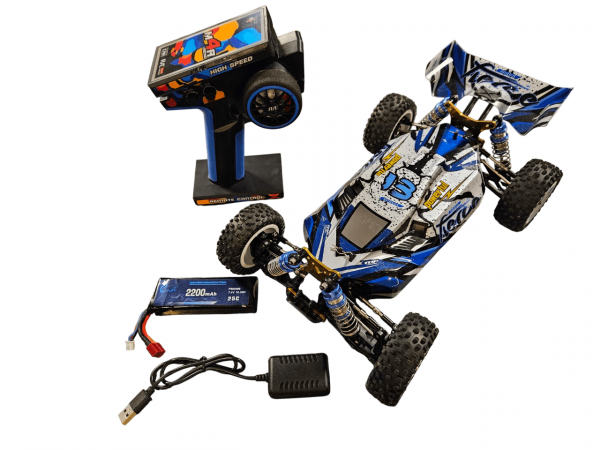 Tweedehands WLtoys 124017 1/12 4WD Buggy RTR - Blauw (00336567).