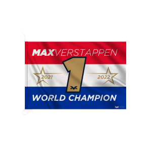 Max Verstappen 1 | Wereldkampioen Vlag 100x150 - Meerkleurig - One size