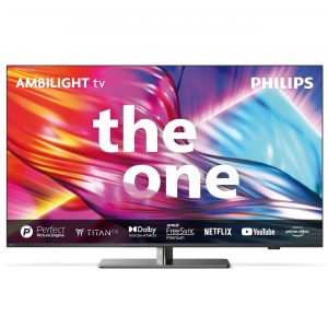 Televisies | Philips The One 50PUS8949 Ambilight (2024) LED TV Grijs . Met gratis Philips soundbar t.w.v. 169