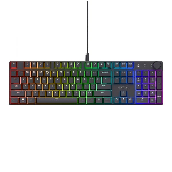 Computers | Trust GXT866 TORIX MECHANICAL KEYBOARD US QWERTY Toetsenbord Zwart . -