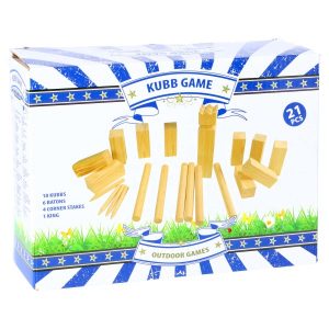 Buitenspeelgoed | Kubb spel groot hout fsc