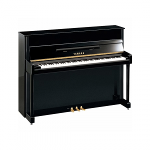 Nieuwe piano's | Yamaha B2E PE messing piano (zwart hoogglans)