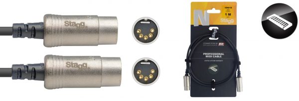 Kabels | Stagg NMD1R MIDI-kabel