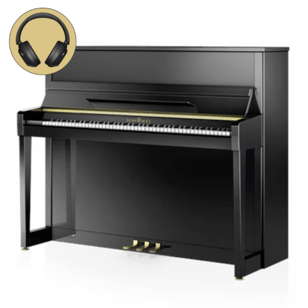Silent piano's | Schimmel Classic C121 EM TwinTone SM messing silent piano