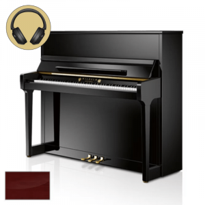 Silent piano's | Wilhelm Schimmel W 123T TwinTone MP messing silent piano
