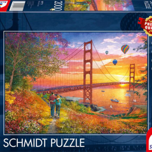 Wandeling naar de Golden Gate Bridge - 2000 stukjes - Puzzel
