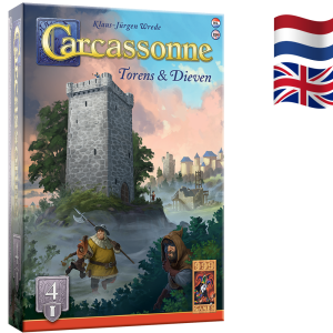 Carcassonne: Torens & Dieven Uitbreiding 4 - Bordspel
