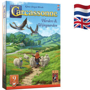 Carcassonne: Herders & Wijngaarden Uitbreiding 9 - Bordspel