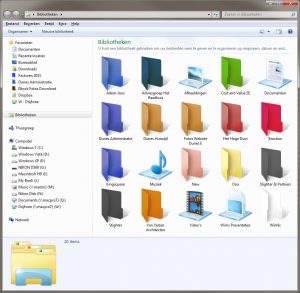 Color libraries in Windows