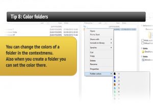 Tip 8: Color Windows folders with WinNc