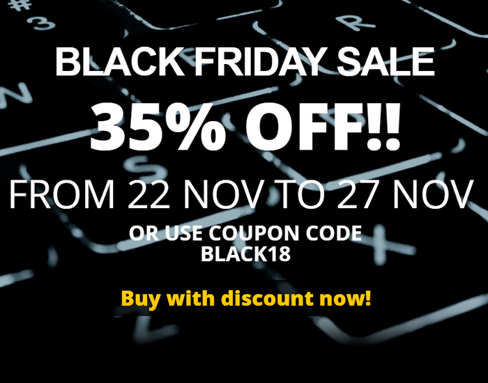 35% off Black Friday Sale sale for WinNc 8.4.0.0 now available