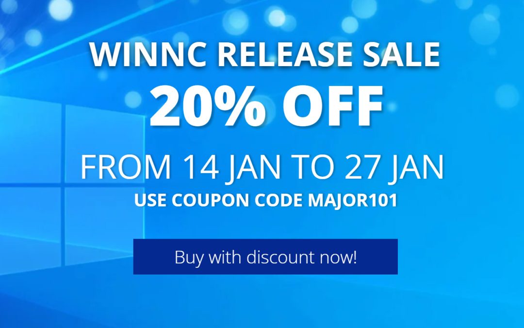 WINNC 10.1.0.0 RELEASE SALE – 20% OFF – FROM 14 JAN TO 27 JAN