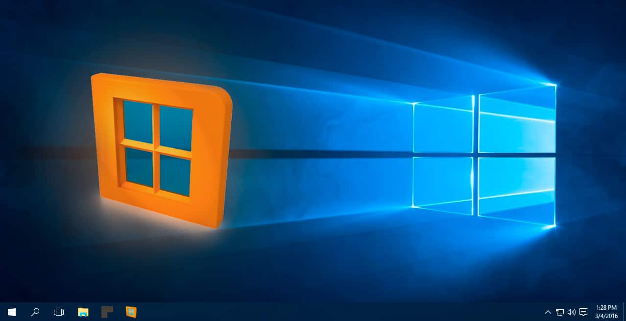 WinNc file manager icon with Windows logo