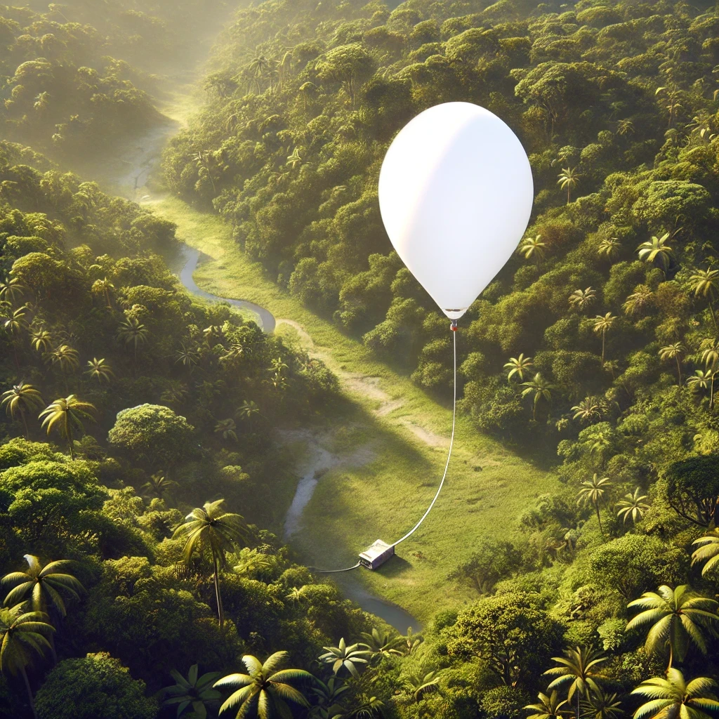 The concept of a tethered balloon