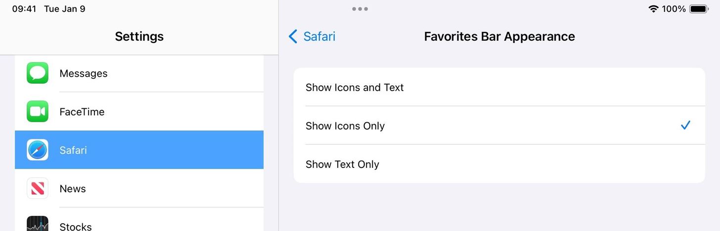 This Hidden Setting Gives Safari's Favorites Bar Better-Looking Shortcuts to Your Most-Used Bookmarks