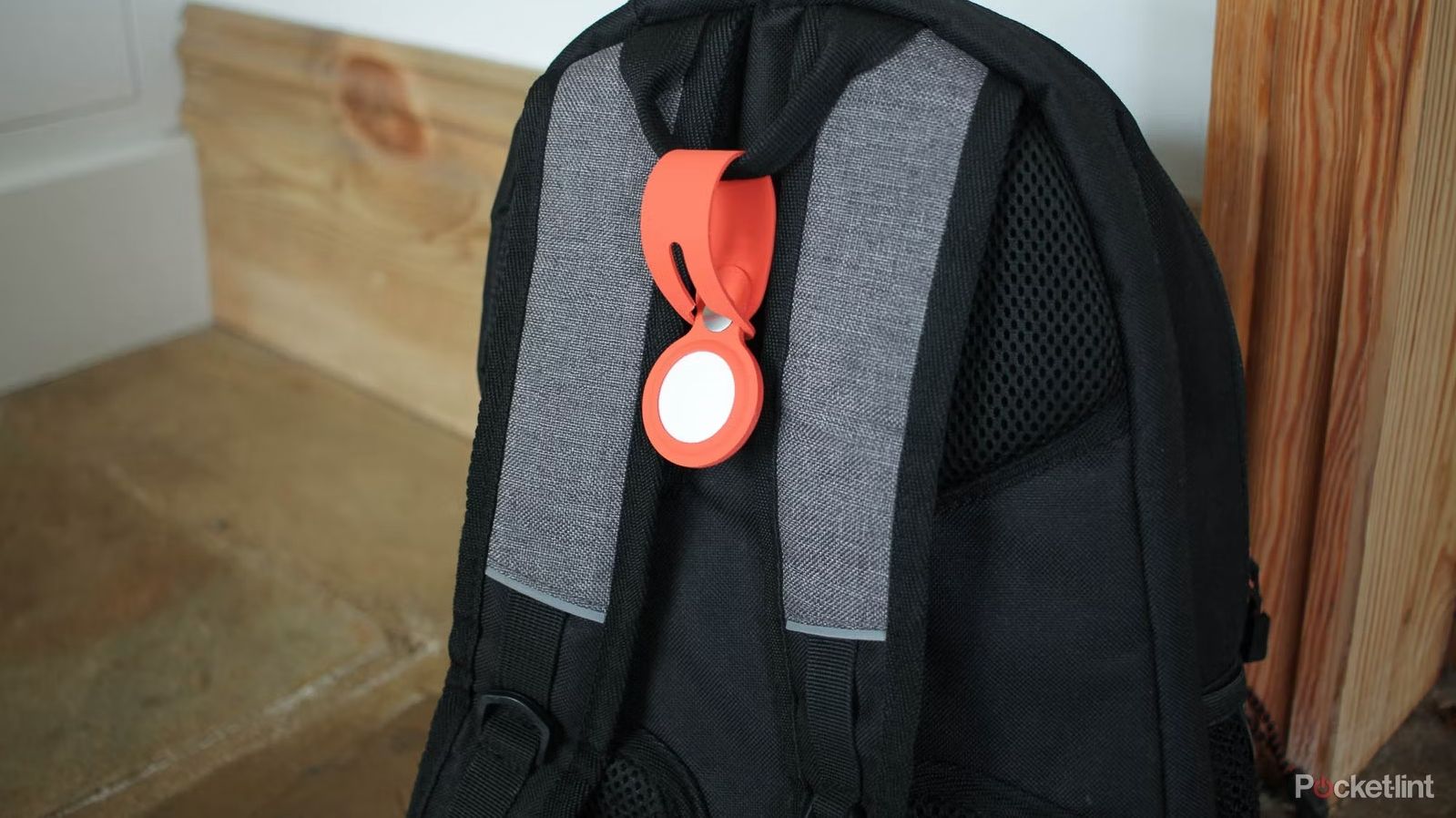 Airtag on a backpack