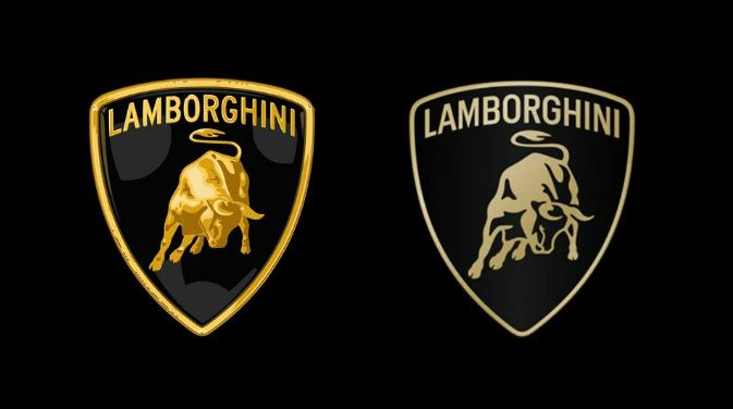 The new emblem (right) features a new typeface and new shadowing on the famous rampaging bull symbol