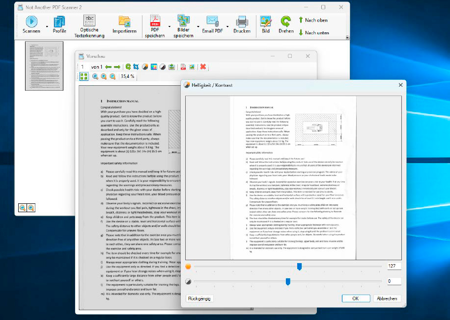 Mit der Freeware Not Another PDF Scanner 2 (Naps 2) haben Sie nach dem Scannen eines Dokuments reichlich Möglichkeiten, den Scan noch zu bearbeiten und abzuspeichern. Das Tool ist zudem sehr einfach zu bedienen.