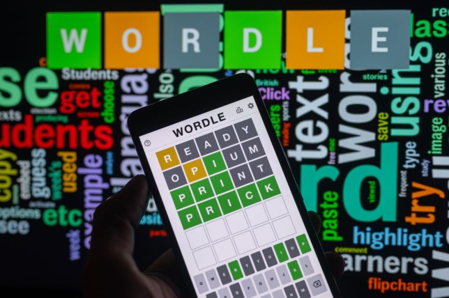 Wordle Game - Photo Illustration