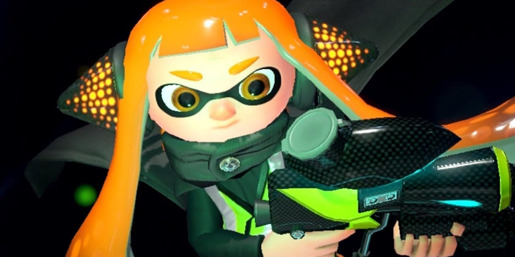 Inner Agent 3, a character with ginger hair and spikes coming from their head, in Splatoon 2