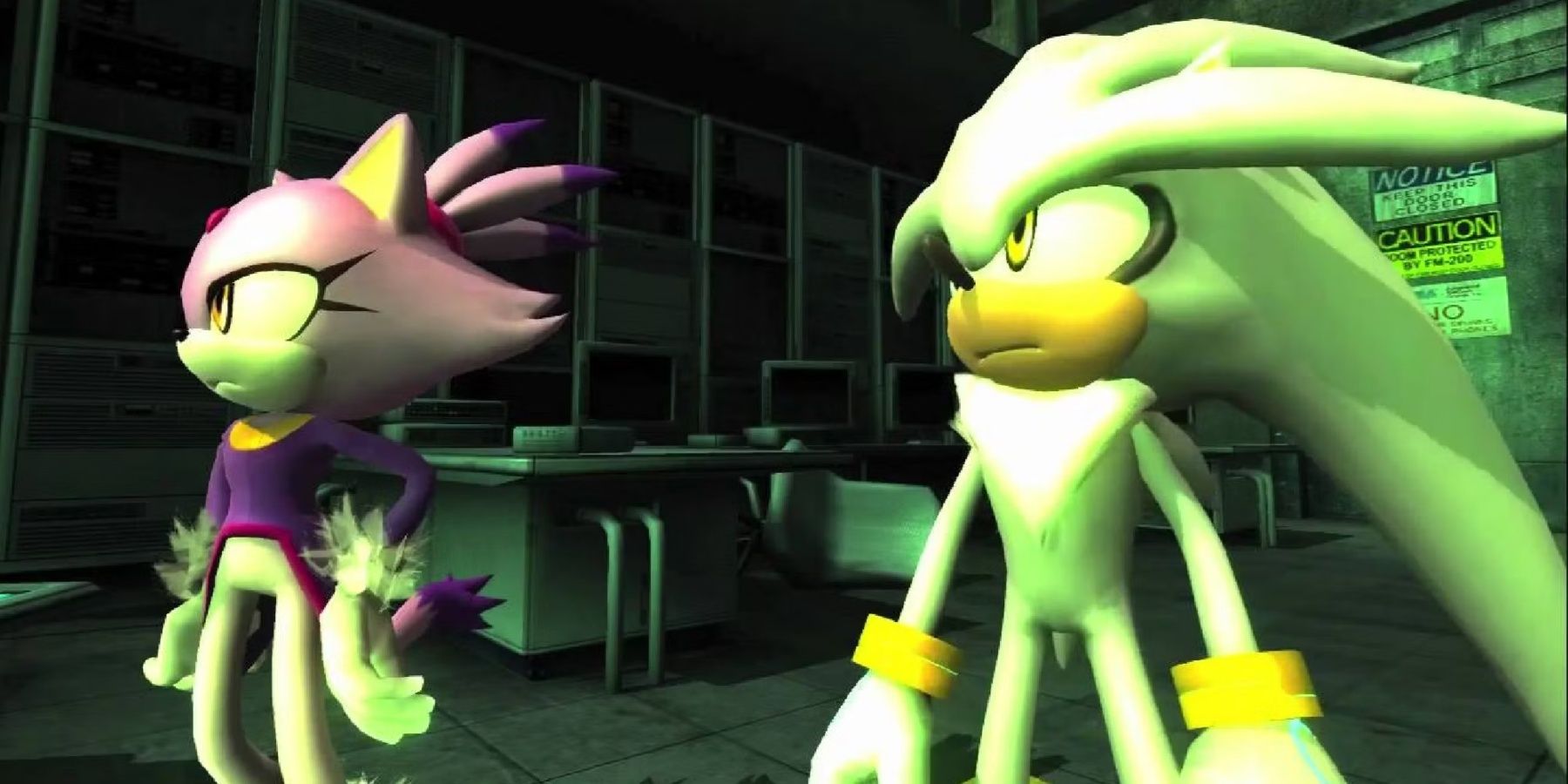 Silver and Blaze from Sonic 06