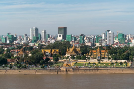 Phnom Penh city skyline