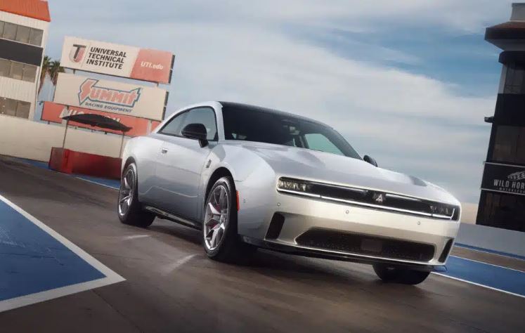 The new Dodge Charger Daytona Scat Pack is an electric vehicle with a special feature