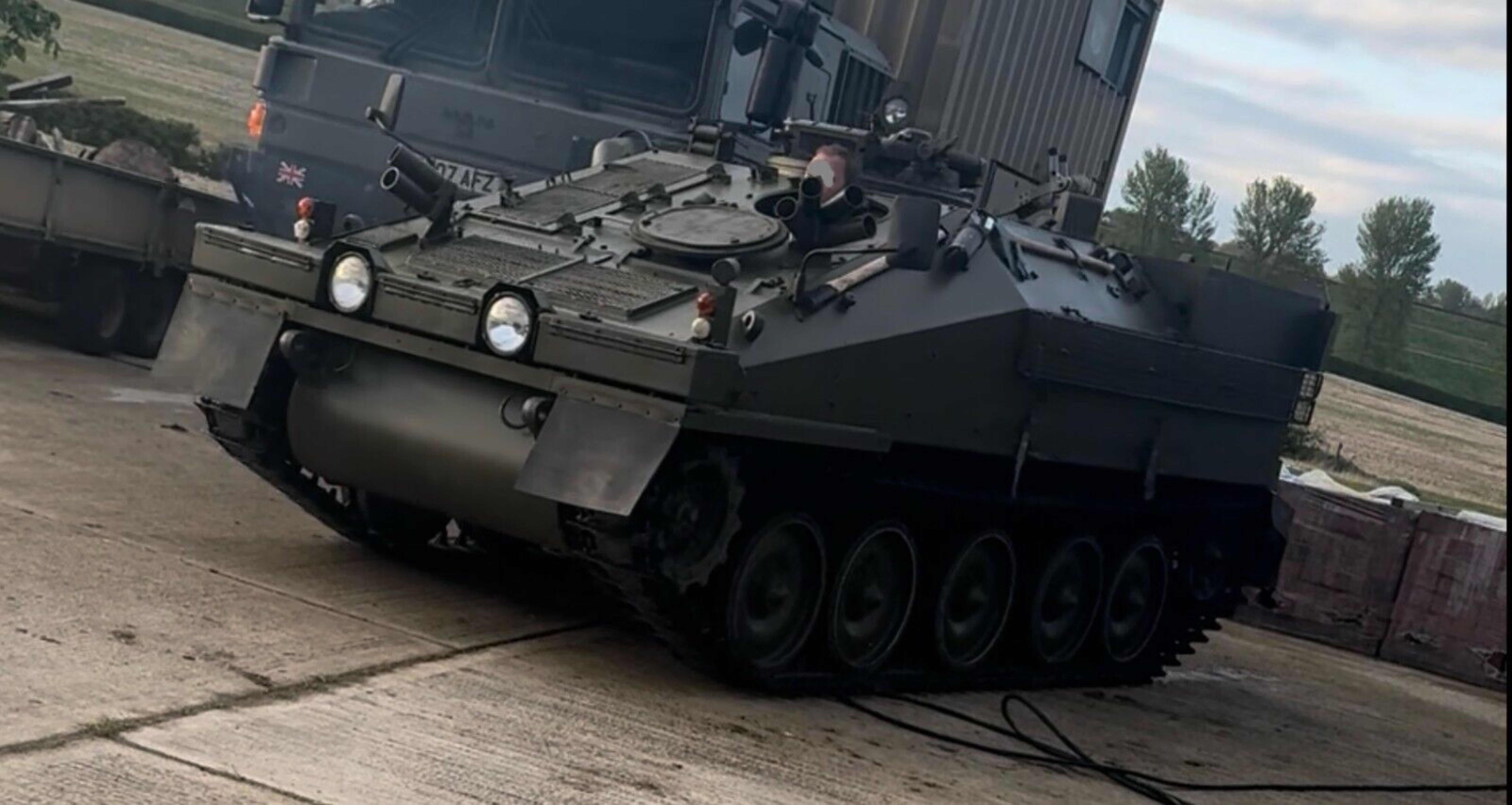 A genuine army tank that weighs 8.7 tonnes could be yours
