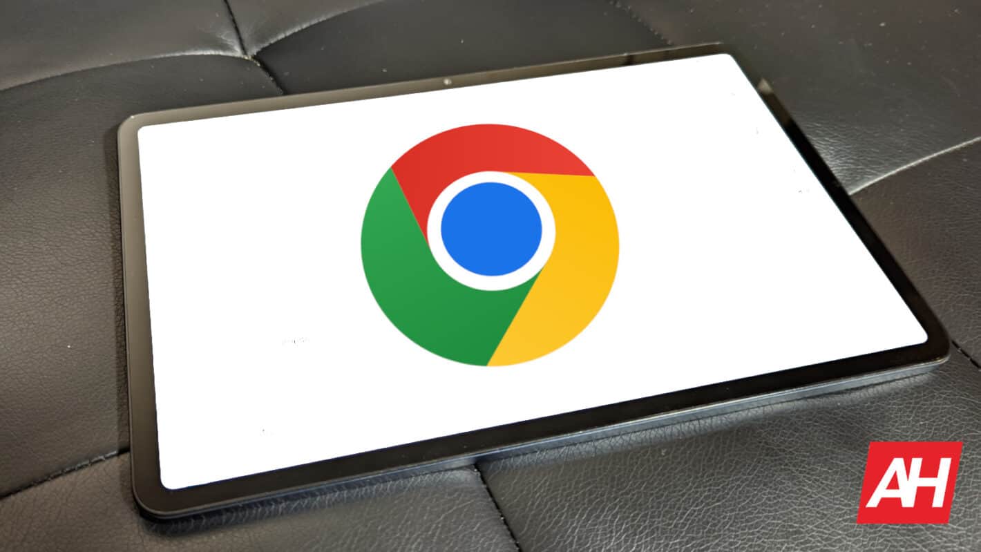 Chrome logo tablet ah