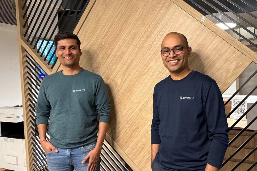 Sprinto co-founders Girish Redekar and Raghuveer Kancherla