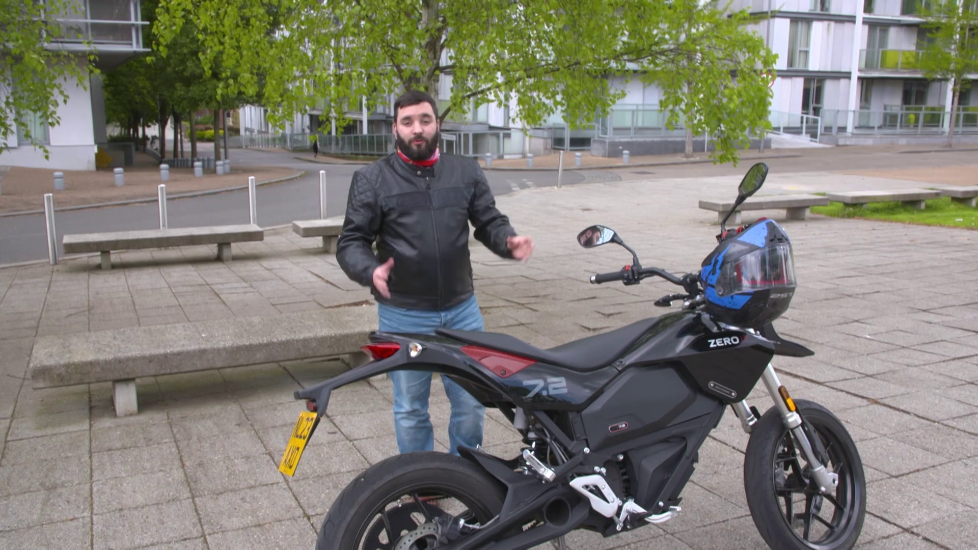 Sun Motors' Jacob Jaffa took one out for a test ride