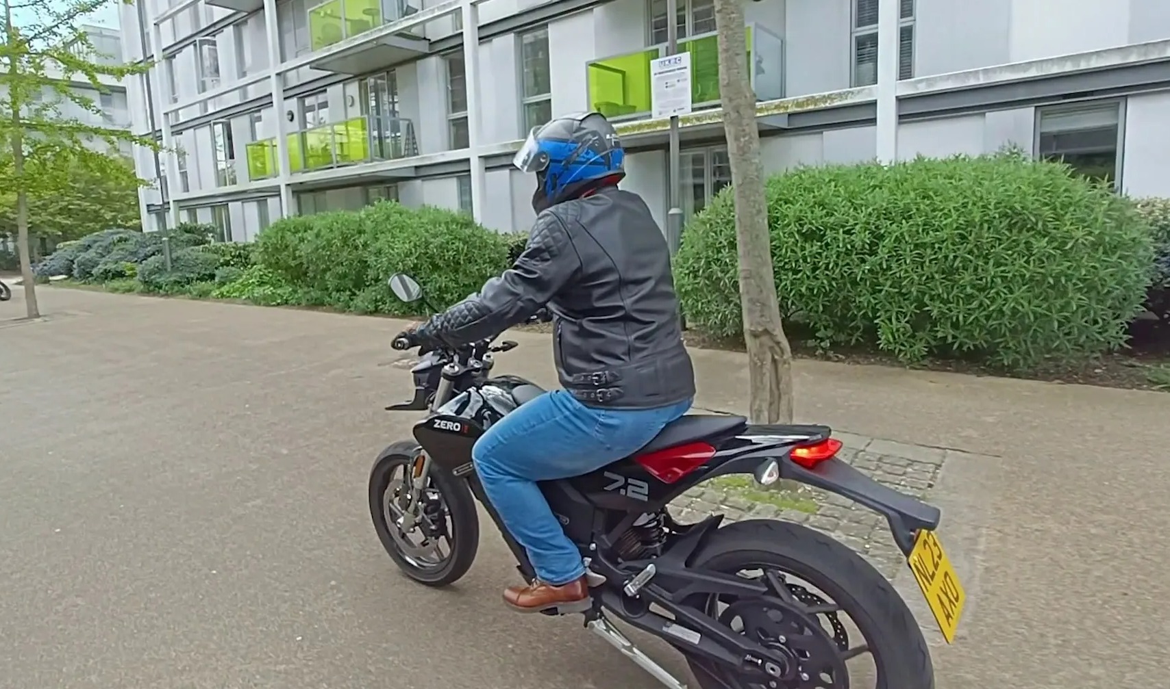 No licence is needed as the bike can be ridden on a CBT certificate