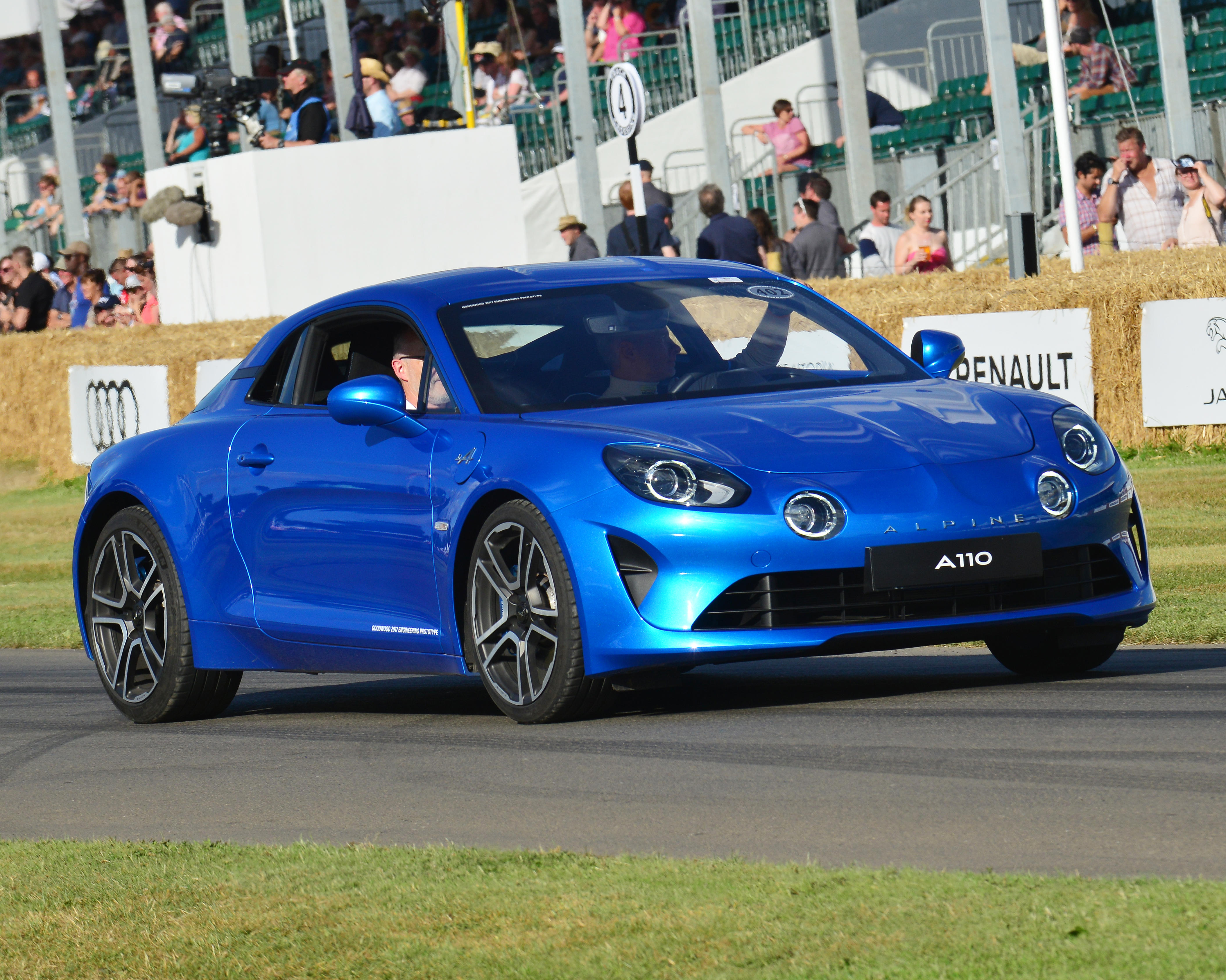 The A110's price will start at a whopping £215,000