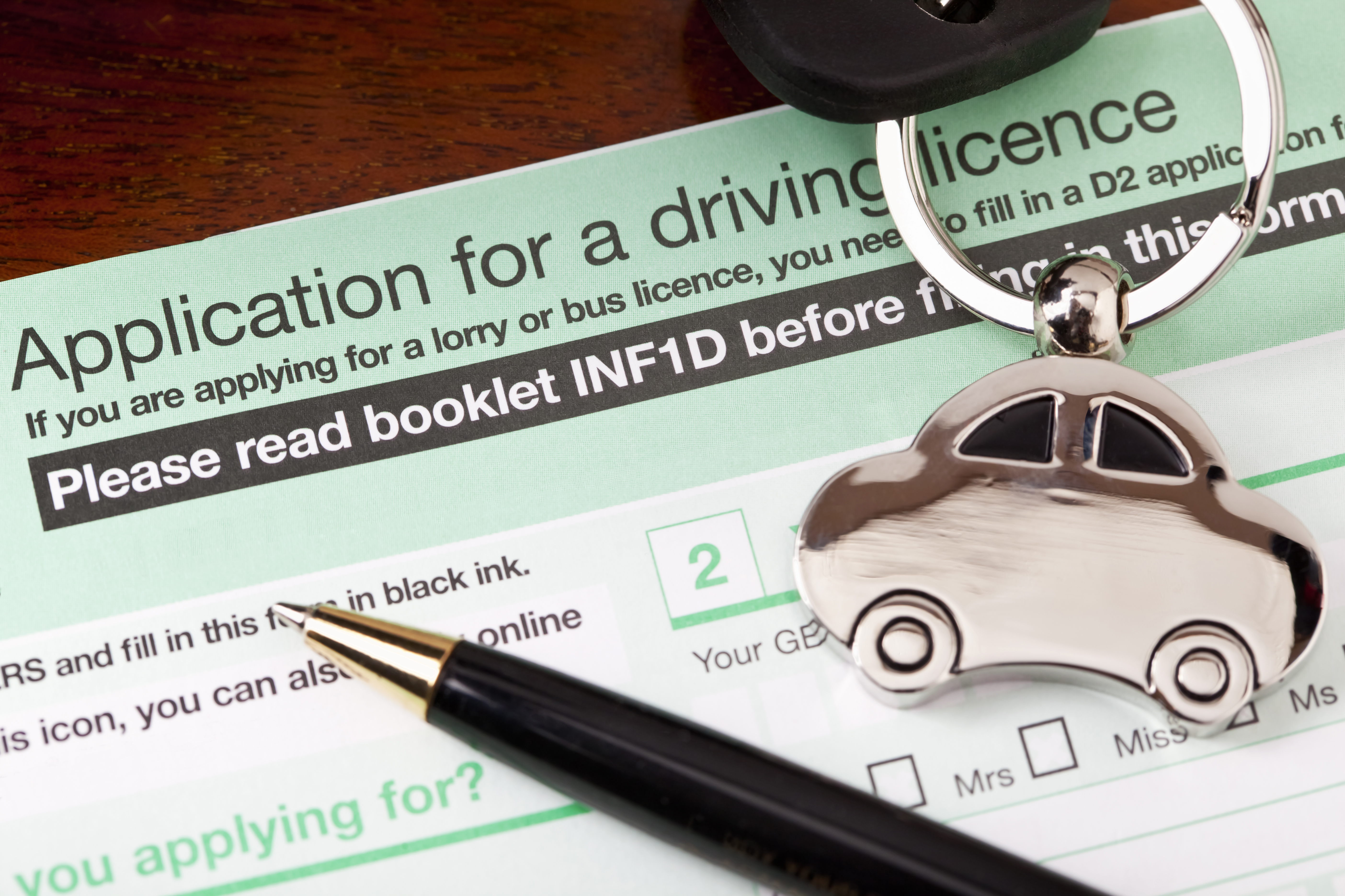 Applying for a UK driving licence is something many Brits do (stock image)