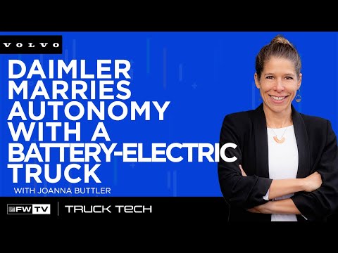 Daimler marries autonomy with a battery-electric truck