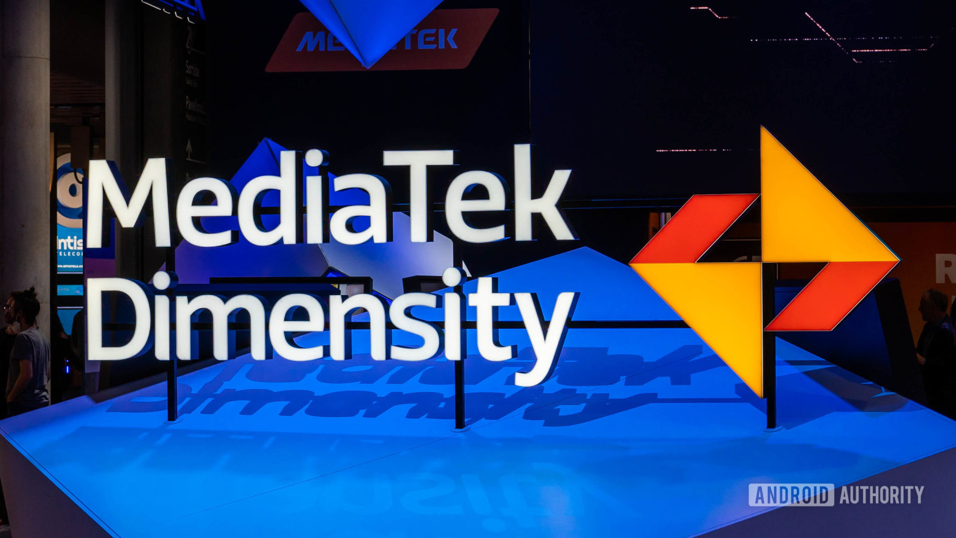 MediaTek Dimensity logo at MWC