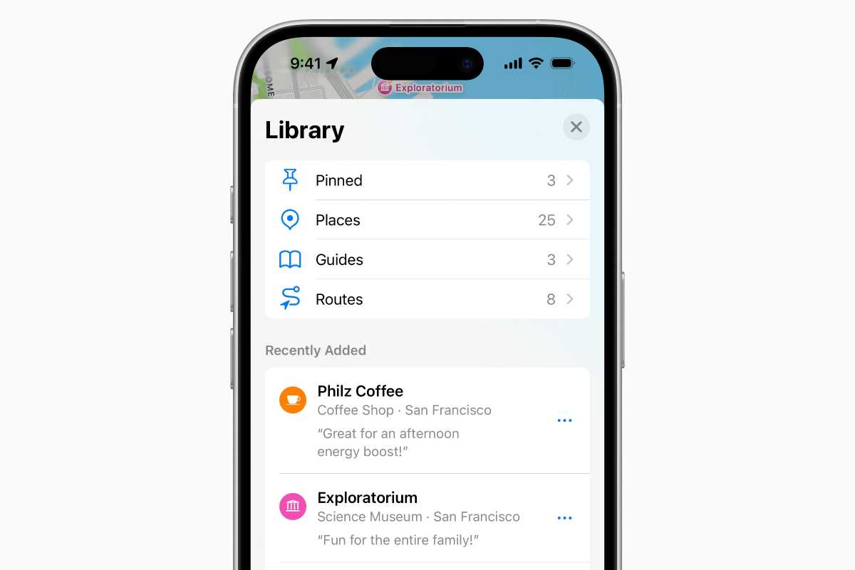 Apple Maps Places Library