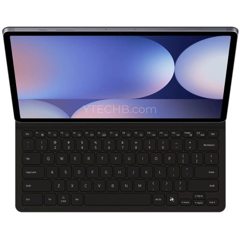 Samsung Galaxy Tab S10 Ultra Slim Black Keyboard Cover Render