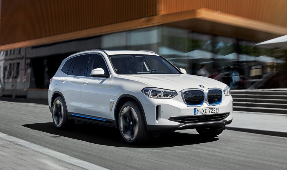 The BMW iX3 costs £65,160 new but a used model sells for £34,889