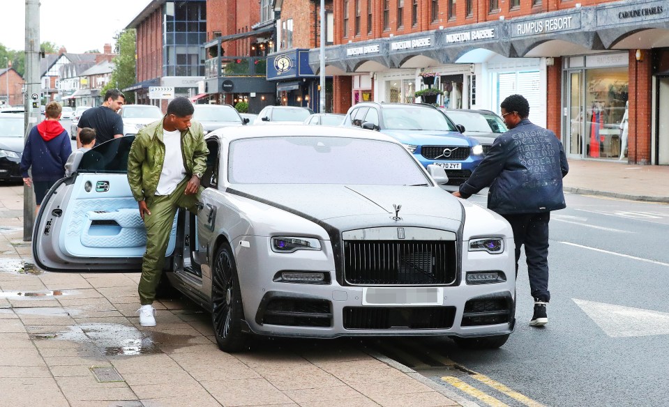 Rashford also owns a £700,000 Black Badge Wraith