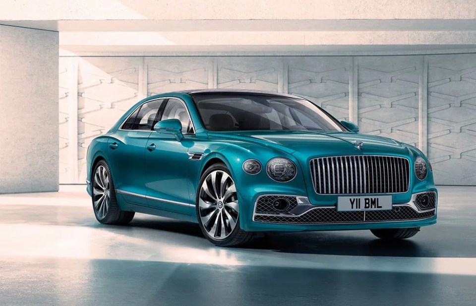 The £200k Bentley has a V8, four-litre, twin-turbo engine with 550 horsepower