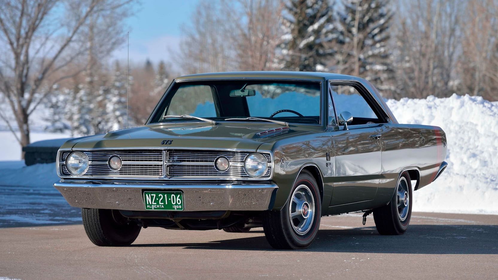 A parked 1968 Dodge Dart GTS