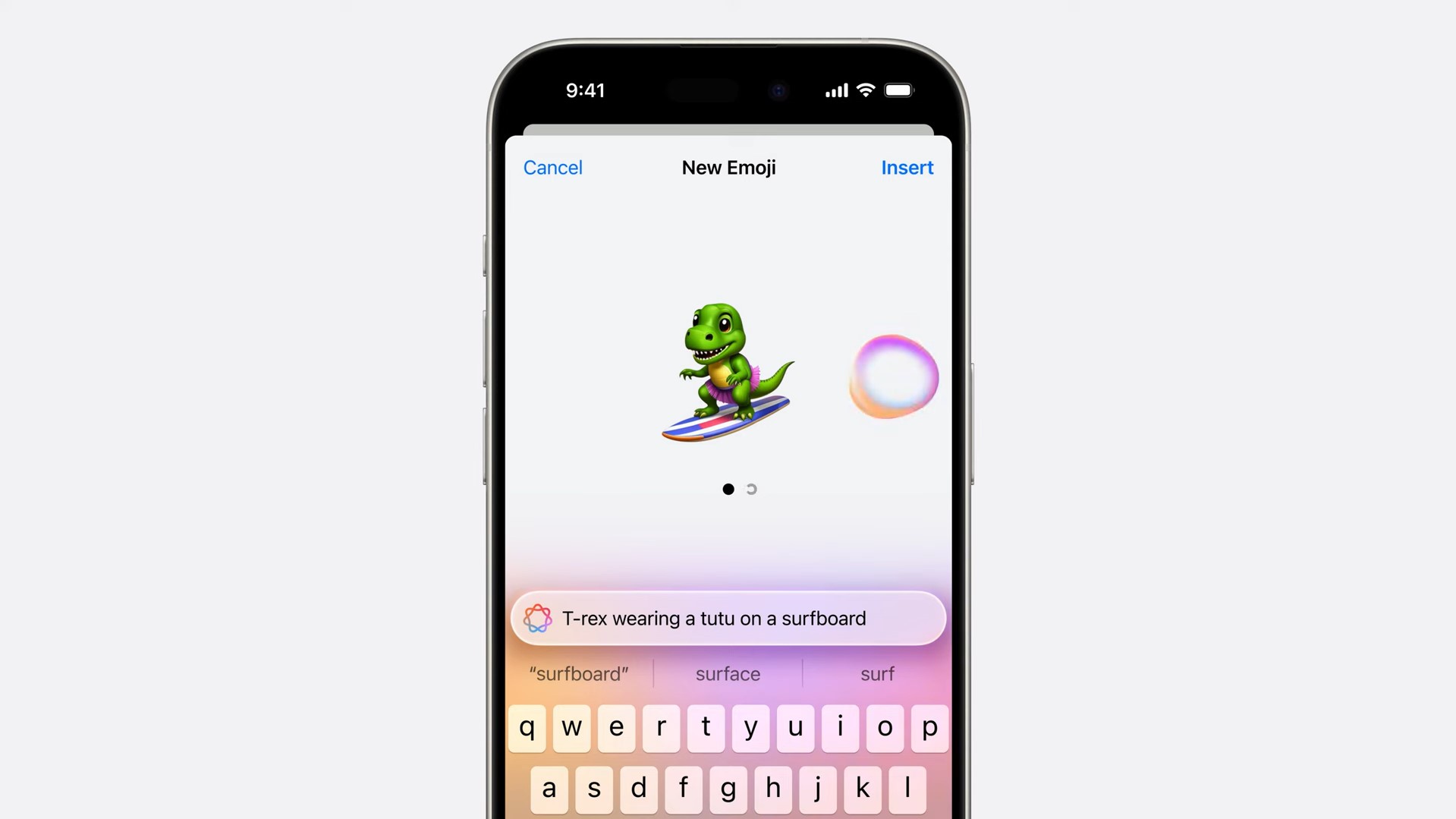 apple wwdc 2024 keynote genmoji section