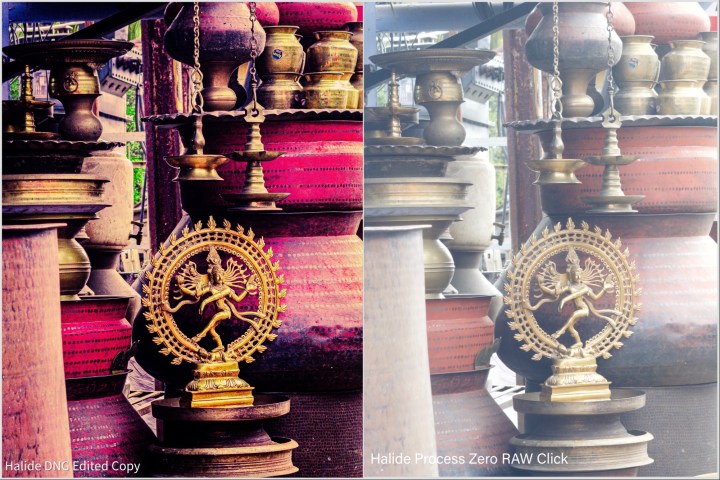 Comparison images clicked by stock iPhone and Halide Process Zero Camera sample 13.