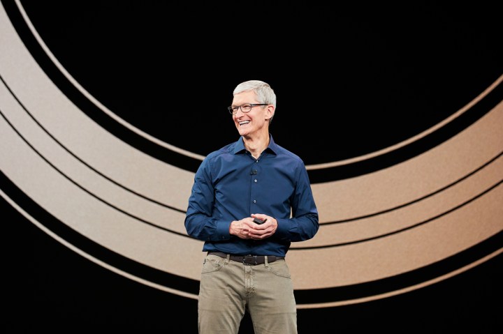 Apple's Tim Cook at an Apple event