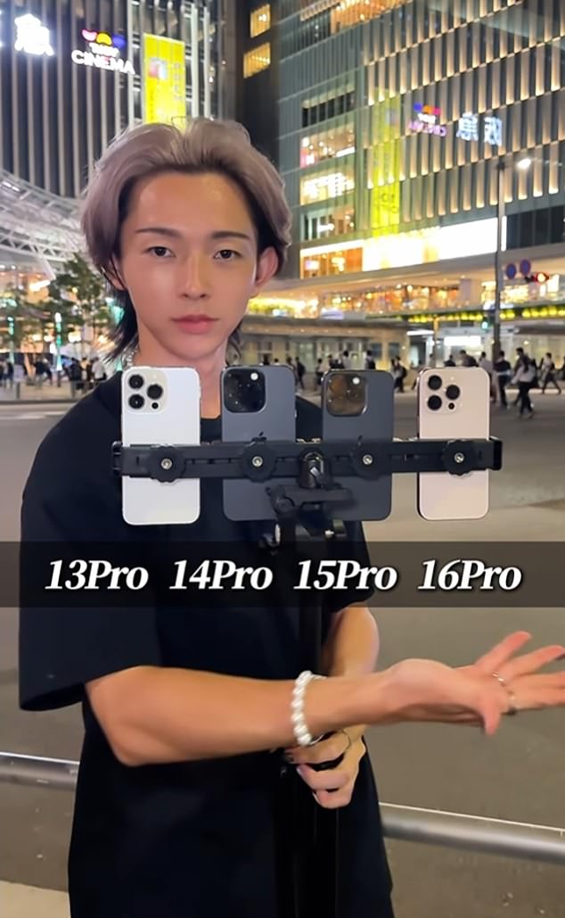 A tech influencer has compared the camera quality of four generations of iPhones