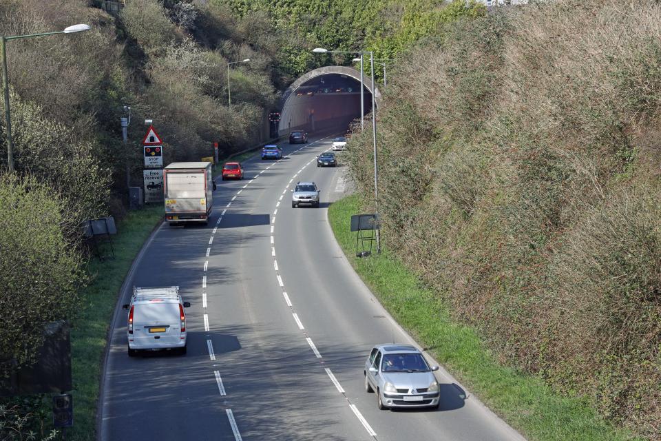 The Saltash Tunnel in Cornwall will see closures for almost a year from November