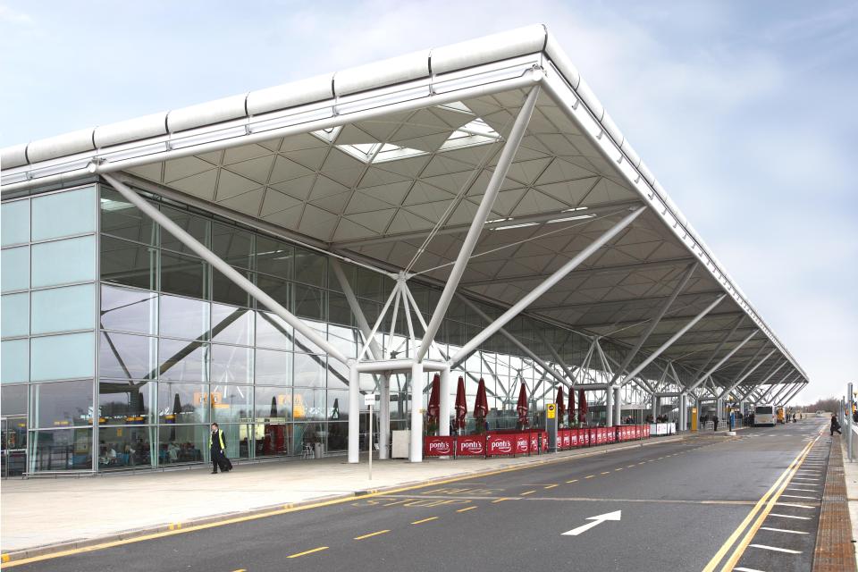 The man told online users about his experience parking at Stansted Airport